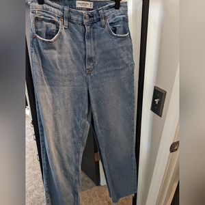 Abercrombie high rise ankle straight in Tall